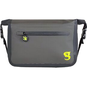 geckobrands Waterproof Tarpaulin Waist Pack - Durable, Adjustable, and Water-Resistant with Multiple Pockets for Beach, Swimming, Boating, and Hiking