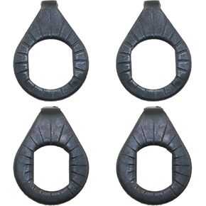 4PCS Bicycle Electric Bicycle Front Hub Hook Piece High Hardness Washer Folding Bicycle Hook Spacer Anti Drop Hook Spacer Bicycle Front and Rear Wheel Fixed Clip Hook Black
