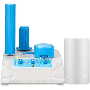 Air Cushion Machine, 300L/min Air Pillow Machine, Speed 32ft/min Inflatable Packaging Machine with 656ft Test Film Roll for Shipping, Packaging, Protecting Product