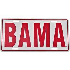 Treasure Gurus Bama Crimson Tide Embossed Aluminum License Plate