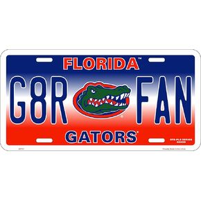 Hangtime University of Florida - Florida Gators - G8R Fan 6x12 inch Novelty License Plate