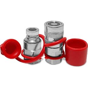 1/4" NPT Thread 1/4" body (TL43) Flat Face Hydraulic Quick Connect Coupler Plug