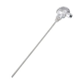 MECCANIXITY PT100 1/2" NPT RTD Thermocouple Stainless Steel Temperature Sensor Probe Terminal Head -50 to 420C, 8x400mm