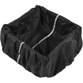 Dog Bicycle Basket Liner, Waterproof Bike Rain Cover, Bike Basket Cover for EBike Front Wire Or Wicker Bike Basket Fits Up to 15.35x12.99x9.84in