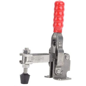 Hilitand Quick Toggle Clamp 304 Stainless Steel Toggle Clamp Antislip Horizontal Hand Tool Welding Fixture 227KKG 12130-SS