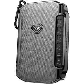 VAULTEK LifePod X Micro Weatherproof Electronic Lockbox Secure Travel Case Rugged Mini Portable Case with Backlit Keypad (Gunmetal)