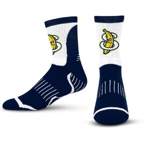 For Bare Feet SAVANNAH BANANAS Surge Quarter Sock Team Colors Youth