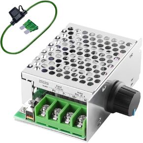 Enmja DC Motor Speed Controller PWM Controller, 7-70V 30A Adjustable PWM Motor Speed Regulator 12V 24V 36V 48V with Fuse