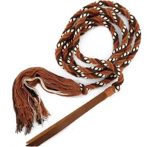 Jeereal Western Mecates Reins, Acrylic Cotton and Wool Blend 6 Strand, 5/8" X 10'