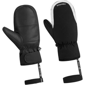 OHRAIN Ski Mittens for Men & Women Winter Snow Mitts Warm Waterproof Gloves Designed for Cold Weather Snowmobile Snowboarding