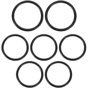 Abaodam 7pcs Music Bowl Washer Sound Bowl Rubber Ring Rubber Cushion Pad for Sound Bowls Washers Rubber Ring Meditation Ring Instruments Cushion Singing Bowl Rings Silicone Gasket