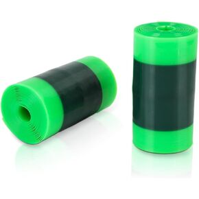 2PCS Tire Liner TPU Puncture Proof Inner Tire Tube Flat Protector for Electric Bikes Mountain Road Tires Green and Dark Green