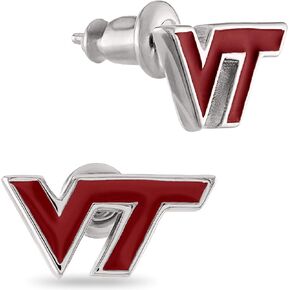 Stone Armory Virginia Tech Gifts - Maroon Virginia Tech Earrings - Hypoallergenic Earrings for Sensitive Ears - Virginia Tech Jewelry for Women