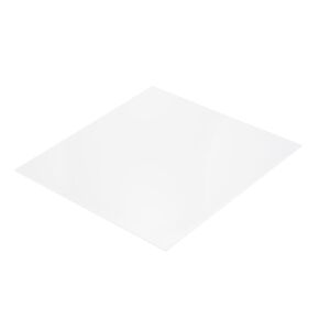 MECCANIXITY ABS Plastic Sheet 12 Inch x 12 Inch x 0.02 Inch ABS Styrene Sheets for Building Model DIY Crafts Panel White