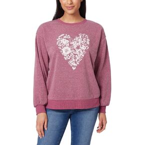 Angels Forever Young Women's Millie Classic Graphic Fleece Pullover (Available in Plus Size)