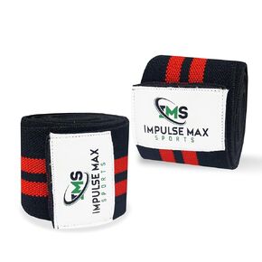 Knee Wraps for Squats, Cross-fit & Weightlifting | Excellent Knee Joints Support during Hard Calves Training