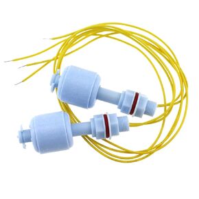 2PCS M8 Plastic Float Switch Vertical Liquid Level Sensor for Aquarium Fish Tank DIY Measuring Tool