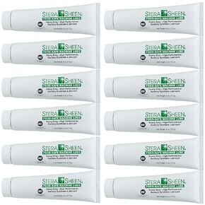 Food Safe Machine Lube - Heavy Duty, High Performance Sanitary Synthetic Lubricant - Clear Gel, Odorless, Tasteless - 4 oz Tube (12 Count)