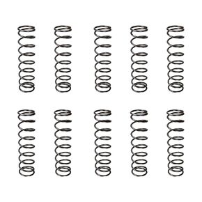 1.2x13x50mm(DxODxL) Compression Spring - 10Pack - Good for Machinery - Spring Steel Extension Spring - Black
