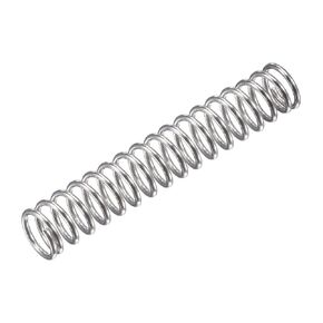 uxcell Compression Spring,304 Stainless Steel,8mm OD,1mm Wire Size, 32.5mm Compressed Length,50mm Free Length,31.4N Load Capacity for Home Projects, Silver Tone, 20pcs