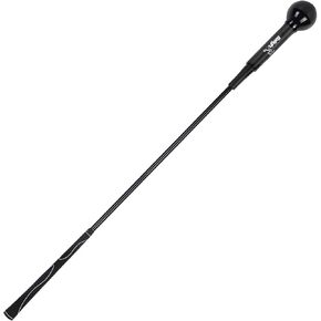Golf Swing Trainer Aid and Correction for Strength Grip Tempo & Flexibility Training Suit for Indoor Practice Chipping Hitting Golf Accessories (40 Inches, Black)