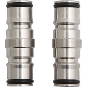 2PCS Homebrew Beer Ball Lock Jumper Post Corny Keg Liquid and Gas Jumper Post Double Ended Corny Post Stainless Steel 304 Keg Quick Disconnect Jumper Post for Cleaning Beer Brewing