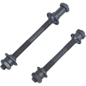 1 Pair (2 Pcs) Bike Axle, Black Hollow Hub Shaft, Bicycle Front and Rear Hollow Shaft, Mountain Bike Quickly Releases Bike Hub 108mm，145mm
