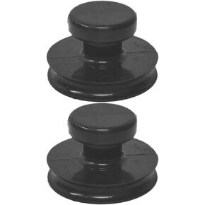 ibasenice 2pcs Singing Bowl Suction Cups Bodhisattva Bowl Accessories Suction Chakra Sucker Meditation Bowl Sound Bowl Suction Handles Altar Supplies Zen Decoration 60mm