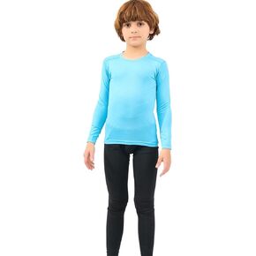 Unisex Kids Compression Shirts Set for Girls & Boys,Kids Long Underwear Base Layer Athletic Leggings