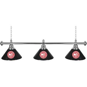 Trademark Global Atlanta Hawks NBA 3 Shade Billiard Lamp