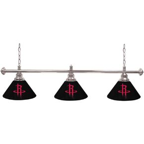 Trademark Global Houston Rockets NBA 3 Shade Billiard Lamp