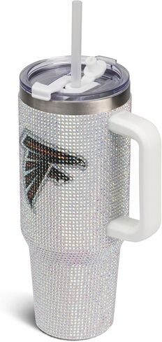The Memory Company 40oz White Bling Game Day Tumbler in Saudi Arabia