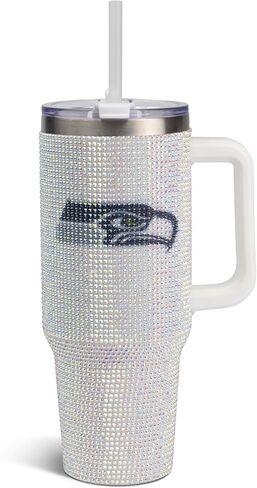 The Memory Company 40oz White Bling Game Day Tumbler in Saudi Arabia