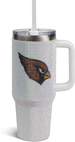 The Memory Company 40oz White Bling Game Day Tumbler in Saudi Arabia