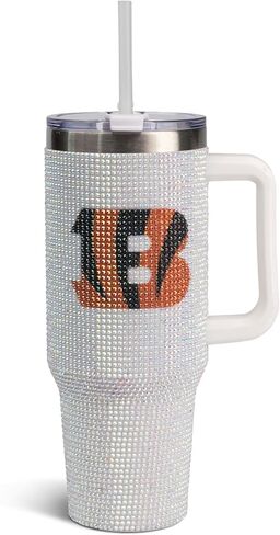 The Memory Company 40oz White Bling Game Day Tumbler in Saudi Arabia