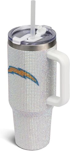The Memory Company 40oz White Bling Game Day Tumbler in Saudi Arabia
