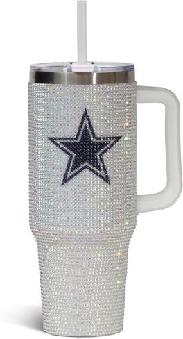 The Memory Company 40oz White Bling Game Day Tumbler in Saudi Arabia