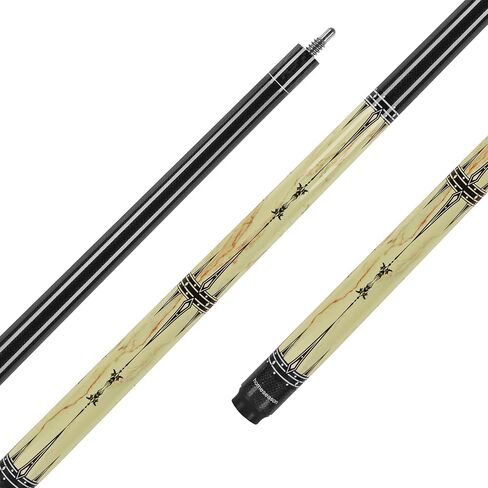 HomeSeason Glass Fibre Pool Cue Stick 58" Billiard Cue Sticks Professional Low Deflection Pool Sticks in Kuwait