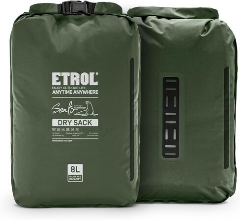 Waterproof Dry Bag - 8L/14L Ultralight Roll Top Backpack Sack With Visual Window,Lightweight 30D Nylon Outdoor Storage Bag Keeps Gear Dry for Travel,Swimming,Snorkeling,Boating,Kayaking,Camping in Saudi Arabia