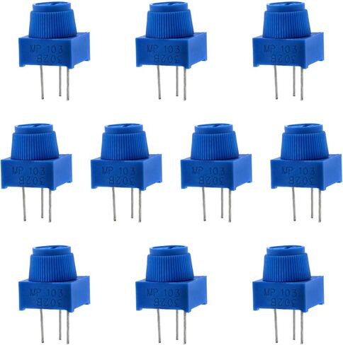 3386MP الجهد 3386P 3Pin TRIMPOT POTENTIOMETER TRIM POTENTIOMETER المطبقة على منتجات الأمان والأجهزة الطبية والاتصالات (10K) -10pcs in Kuwait