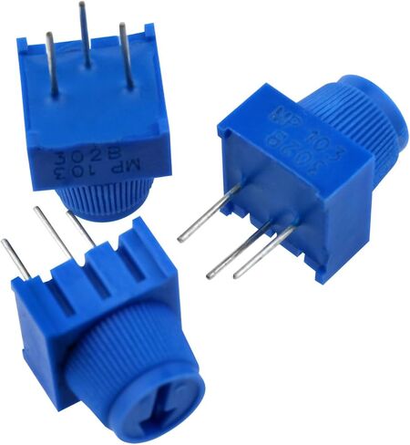 3386MP الجهد 3386P 3Pin TRIMPOT POTENTIOMETER TRIM POTENTIOMETER المطبقة على منتجات الأمان والأجهزة الطبية والاتصالات (10K) -10pcs in Kuwait
