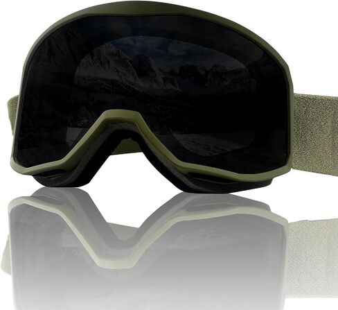 Ski Goggles for Man Women, Anti-Fog Snowboard Goggles Anti-UV Snow Goggles for Young Adult Snow Sports in Saudi Arabia