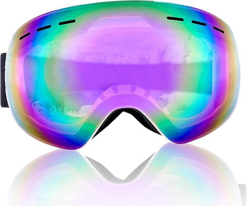 Ski Goggles for Man Women, Anti-Fog Snowboard Goggles Anti-UV Snow Goggles for Young Adult Snow Sports in Saudi Arabia