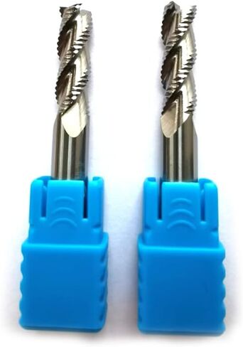 2pcs أدوات قطع القطع الصلبة كاربيد الطواحين النهائية للألمنيوم ، HRC50 عملت مع الألومنيوم ، 3 المزامير ، 1/4 "قطر ، 1/4" شانك ، 3/4 "طول القطع ، 2" الطول الكلي in Kuwait