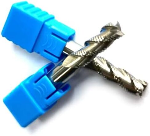 2pcs أدوات قطع القطع الصلبة كاربيد الطواحين النهائية للألمنيوم ، HRC50 عملت مع الألومنيوم ، 3 المزامير ، 1/4 "قطر ، 1/4" شانك ، 3/4 "طول القطع ، 2" الطول الكلي in Kuwait