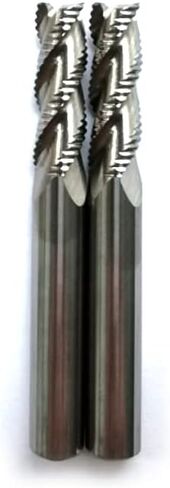 2pcs أدوات قطع القطع الصلبة كاربيد الطواحين النهائية للألمنيوم ، HRC50 عملت مع الألومنيوم ، 3 المزامير ، 1/4 "قطر ، 1/4" شانك ، 3/4 "طول القطع ، 2" الطول الكلي in Kuwait