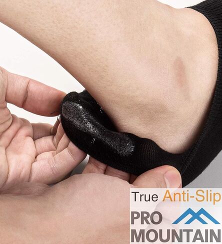 جوارب Pro Mountain No Show للرجال من القطن مبطنة ببطانة قدم مقاس M L XL in Kuwait