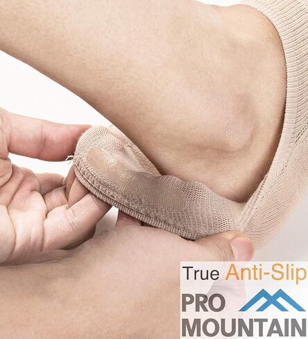 جوارب Pro Mountain No Show للرجال من القطن مبطنة ببطانة قدم مقاس M L XL in Kuwait