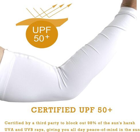 أكمام ذراع ضغط الرياضة UV حماية الشمس للرجال نساء ركوب الدراجات المشي لمسافات طويلة in Saudi Arabia
