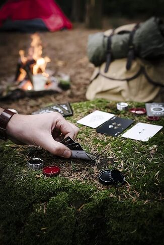 Galmen's Hardware Campfire Games ، Texas Hold 'Em Poker مع رقائق Cap Bottle ، 1 EA (Gen173) in Kuwait